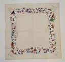 Image of Embroidered tablecloth with Inuit seasonal activities